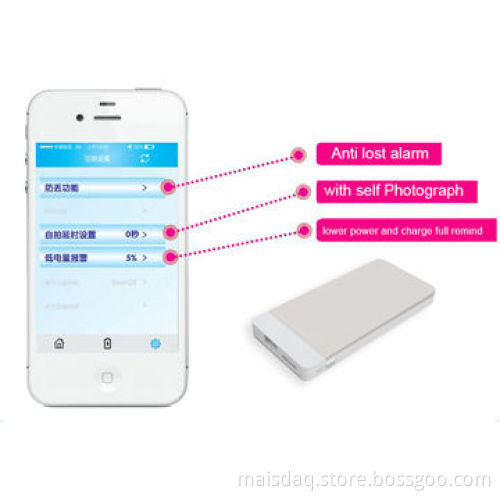 Most popular smart power bank with APP for iPhone only in hot sale